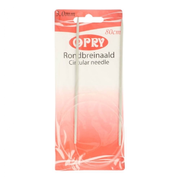 Rondbreinaald, aluminium/nylon, 80 cm, 3.0 mm kopen?