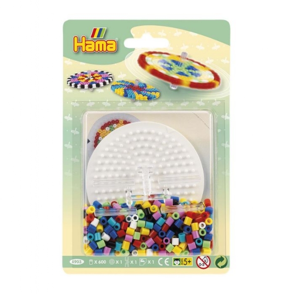 Hama strijkkralen tollen set 600 st kopen?