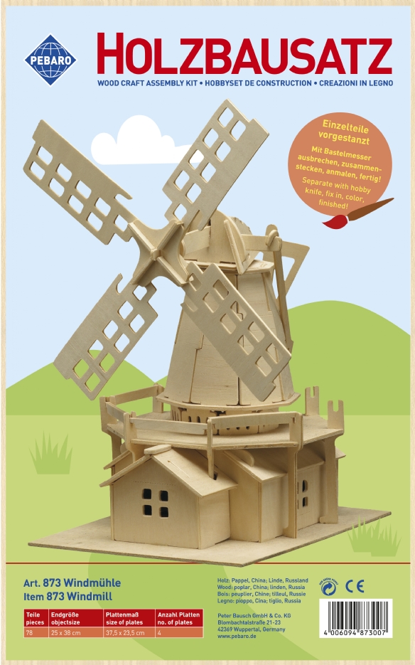 Houten bouwpakket / 3D puzzel windmolen kopen?
