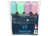 Schneider Job tekstmarkers pastel, assortiment 4 st kopen?