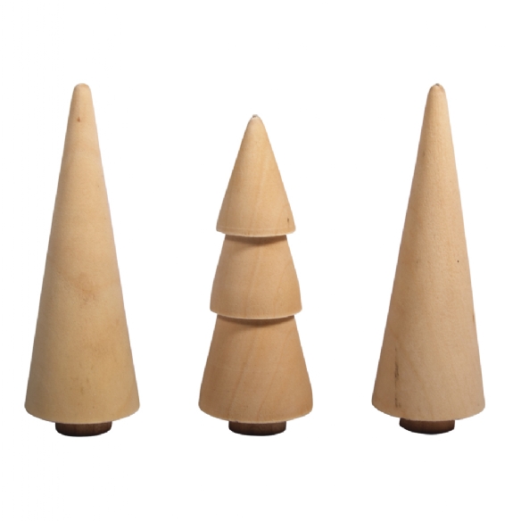 Houten bomen 8 x 2.9 cm set van 3 stuks kopen?