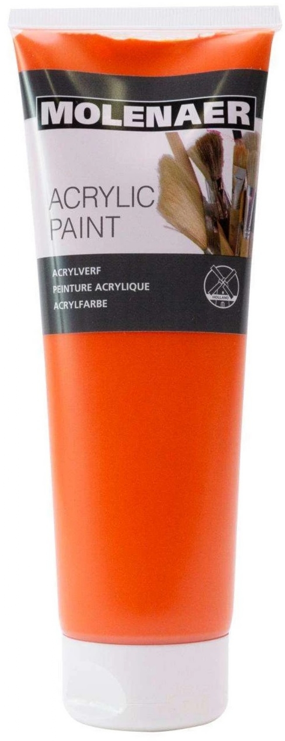 Molenaer acrylverf, 250 ml, oranje kopen?