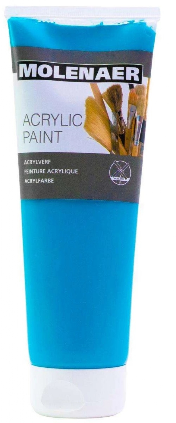 Molenaer Acrylverf, 250 ml,  Turquoise kopen?