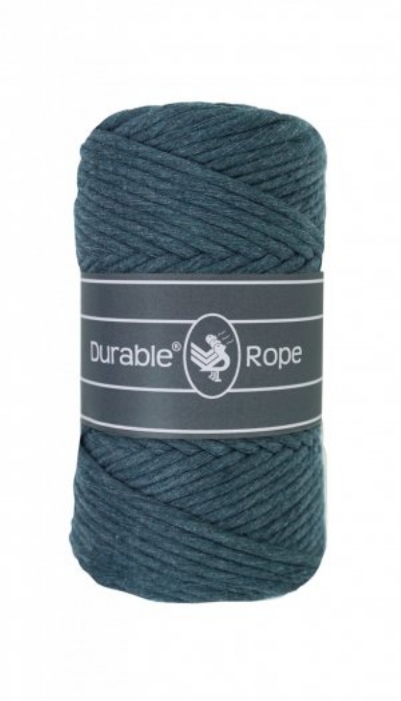 Durable rope macramegaren/haakgaren 5mm 250gram 75 meter petrol 375 kopen?