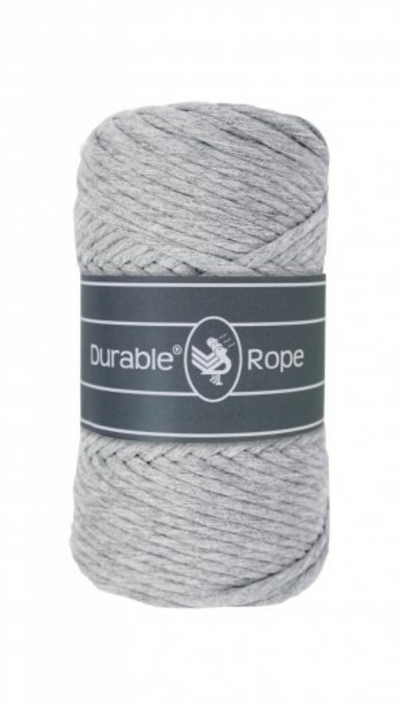 Durable rope macramegaren/haakgaren 5mm 250gram 75 meter light grey 2232 kopen?