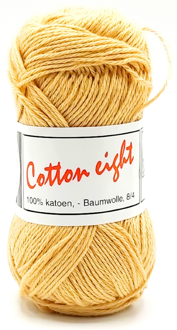 Cotton eight 8/4, katoenen breigaren/haakgaren, 50 gram, honing kopen?