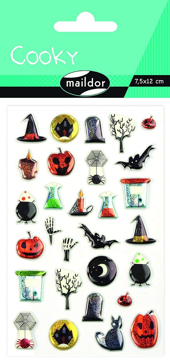 3D stickervel 7.5 x 12 cm, halloween kopen?