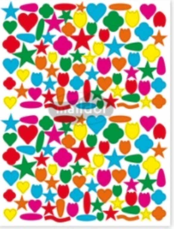 Geometrische stickers, deco, assorti 156 stuks kopen?