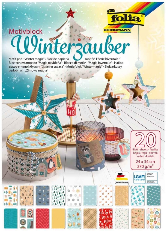 Motiefblok wintermagie, 24 x 34 cm 20 vel assortiment kopen?