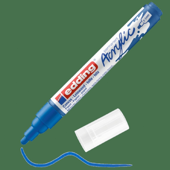 Edding 5100 acrylmarkers middelfijn, gentiaanblauw kopen?