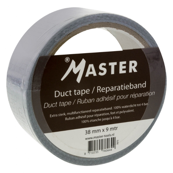 Textieltape/Reparatietape/Duct-tape , zilvergrijs, 38mm, 9 meter kopen?