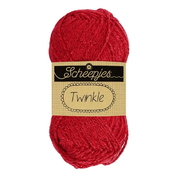 Scheepjes twinkle, gemetalliseerd breigaren/haakgaren, 50 gram, rood kopen?