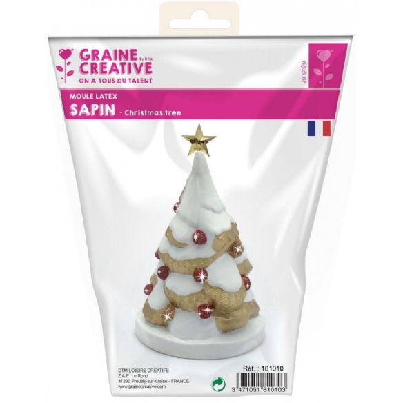 Latex gietmal voor gips en creatief beton, kerstboom, 120mm kopen?