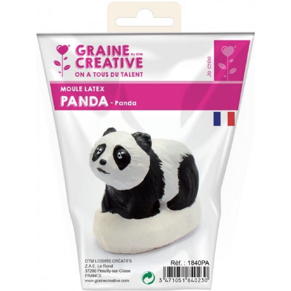 Latex gietmal voor gips en creatief beton, panda , 70mm kopen?