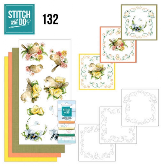 Stitch and do borduursetje 132 - Delicate flowers