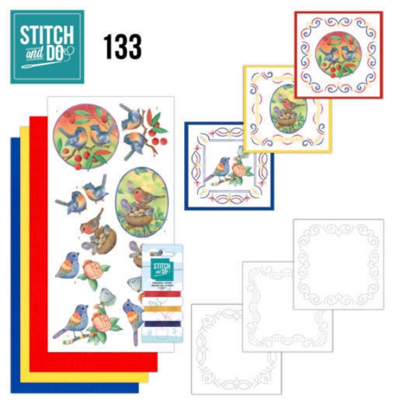 Stitch and do borduursetje 133 - Blue birds kopen?