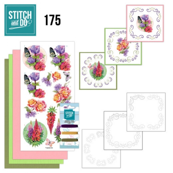 Stitch and do borduursetje 175 - perfect butterfly flowers kopen?