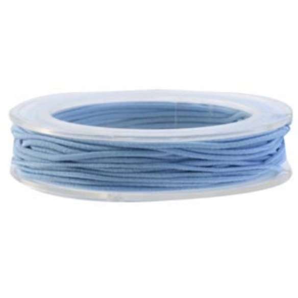 Elastisch kralenkoord/gekleurd elastiek, 1 mm, 5 meter, bleu kopen?