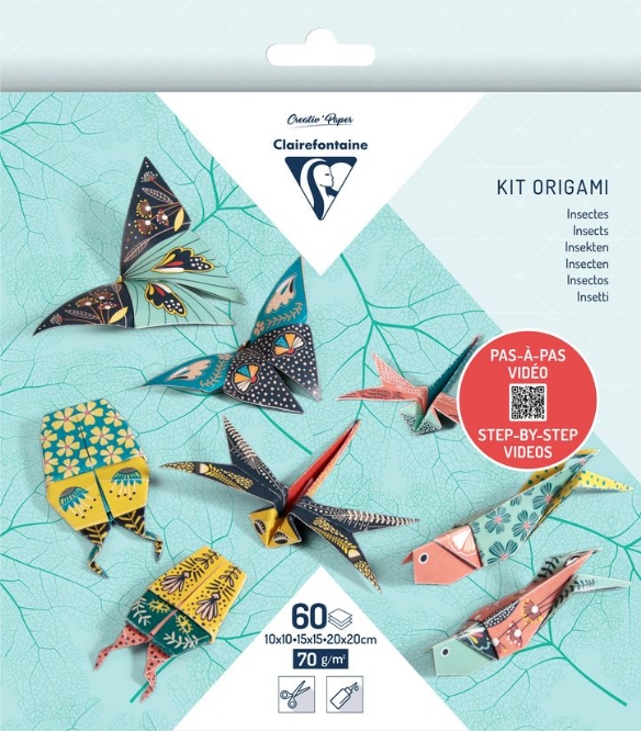 Origami papier kit insecten, 70gr, 3 formaten, 60 vel kopen?