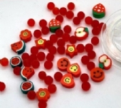 DIY set armbandjes maken, smiley mix, rood kopen?