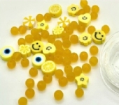 DIY set armbandjes maken, smiley mix, geel kopen?