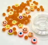 DIY set armbandjes maken, smiley mix, oranje kopen?