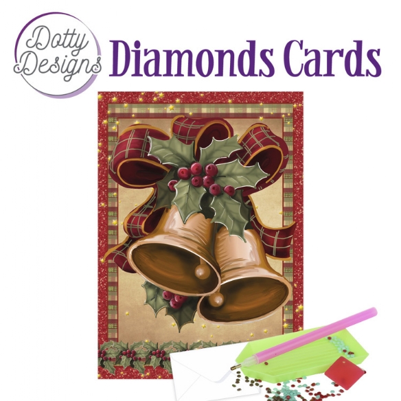 Dotty Designs Diamond card / Diamond painting, Kerstklokken kopen?