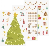 Raamstickers kerstmis 3 vel  kopen?