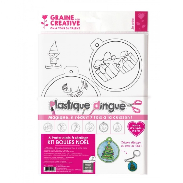 krimpie dinkie, krimpfolie kit, sleutelhangers kerstbal 6 stuks kopen?