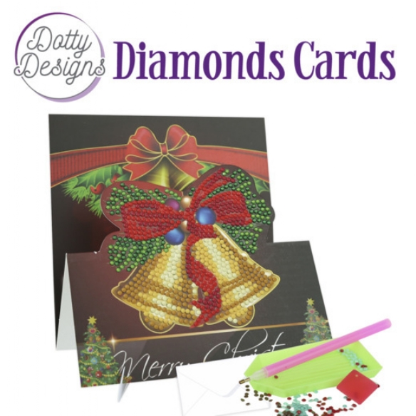 Dotty Designs Diamond card / Diamond painting, Kerstklokken kopen?