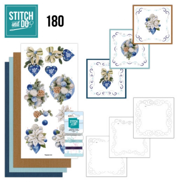 Stitch and do borduursetje 180 - Blue Christmas kopen?