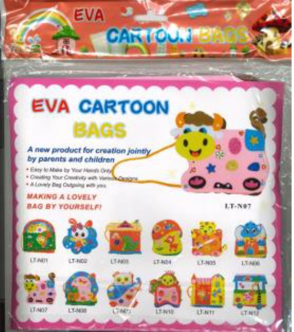 OUTLET Crepla rubber/ EVA foam knutselset,tasje, koe kopen?