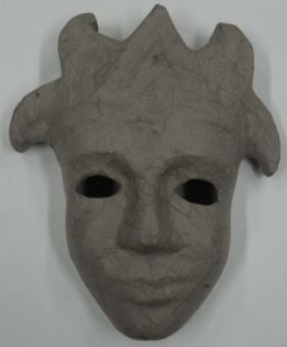 OUTLET Eco shape venetiaans masker clown 25 x 30 cm kopen?