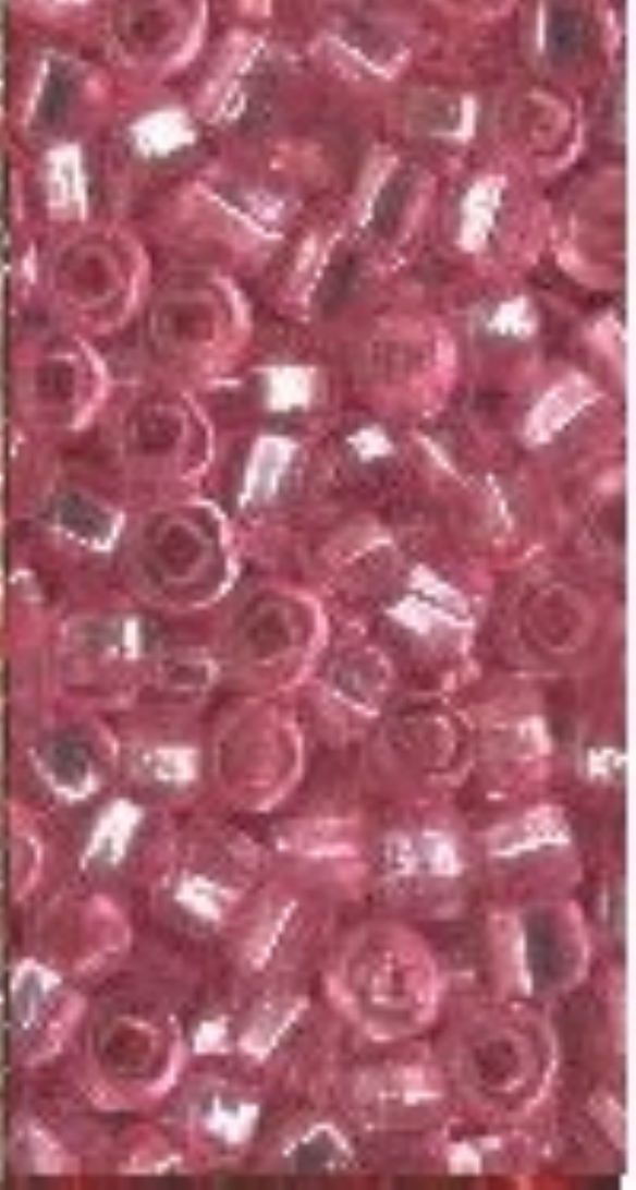 OUTLET Glazen kraaltjes/ rocailles met zilveren kern, 3 mm (8/0), 100 gram, rose kopen?