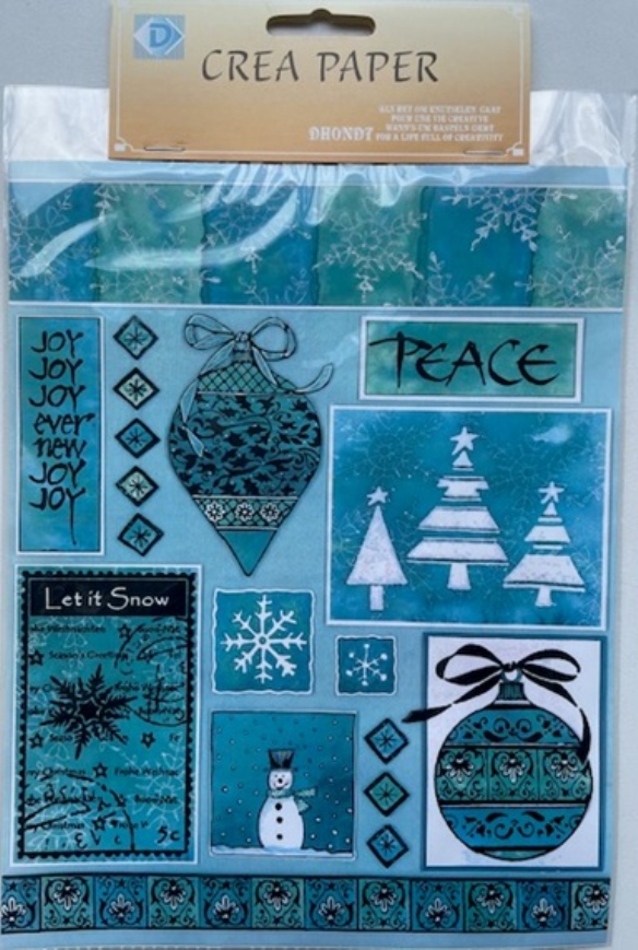 OUTLET Stickervel kerst, let it snow, 23 x 18 cm, kopen?