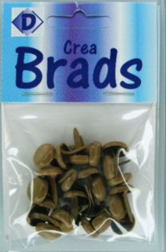 OUTLET Splitpennen / brads, 8 x 10 mm, khaki kopen?