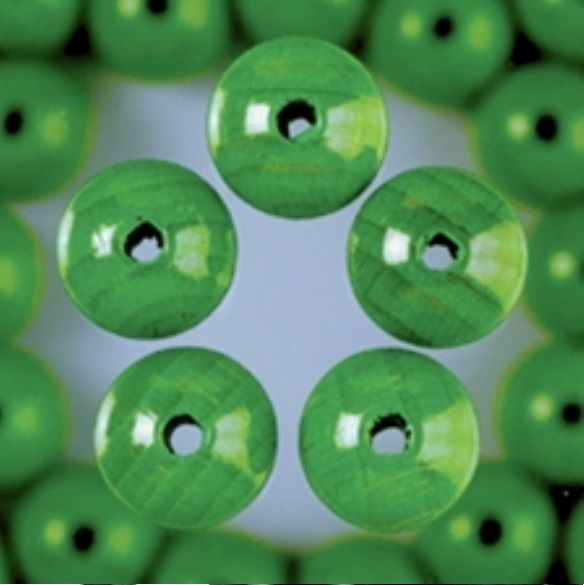 OUTLET Houten kralen, rond, 12 mm, 32 stuks, groen kopen?