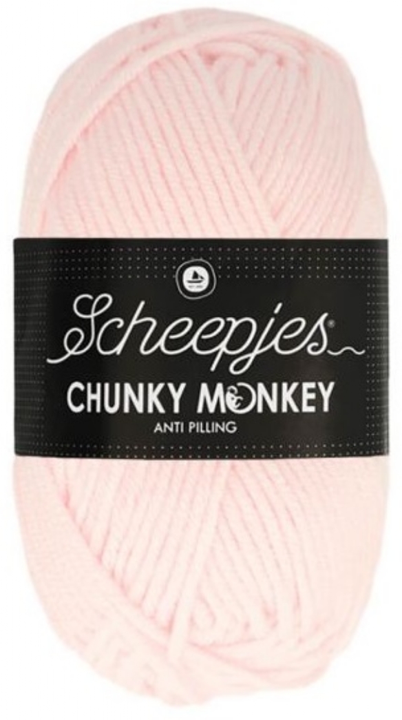 Chunky Monkey acrylwol 100 gram 1240 babyroze kopen?