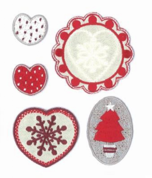 OUTLET Applicaties zelfklevend, winter wonderland 1 , set van 5 stuks kopen?