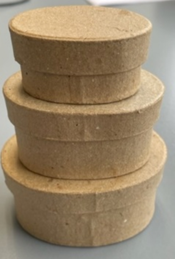 OUTLET Eco shape doosjes ovaal klein set in 3 maten  kopen?