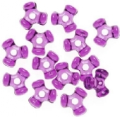 OUTLET Tri kralen 10 mm, 500 stuks, lila transparant kopen?