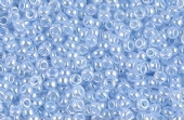OUTLET Glazen kraaltjes/borduurkraaltjes/rocailles ceylon, 2 mm (11/0), 6 gram, lichtblauw kopen?