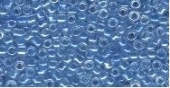 OUTLET Glazen kraaltjes/borduurkraaltjes/rocailles inside colour, 2 mm (11/0),  6 gram , blauw kopen?