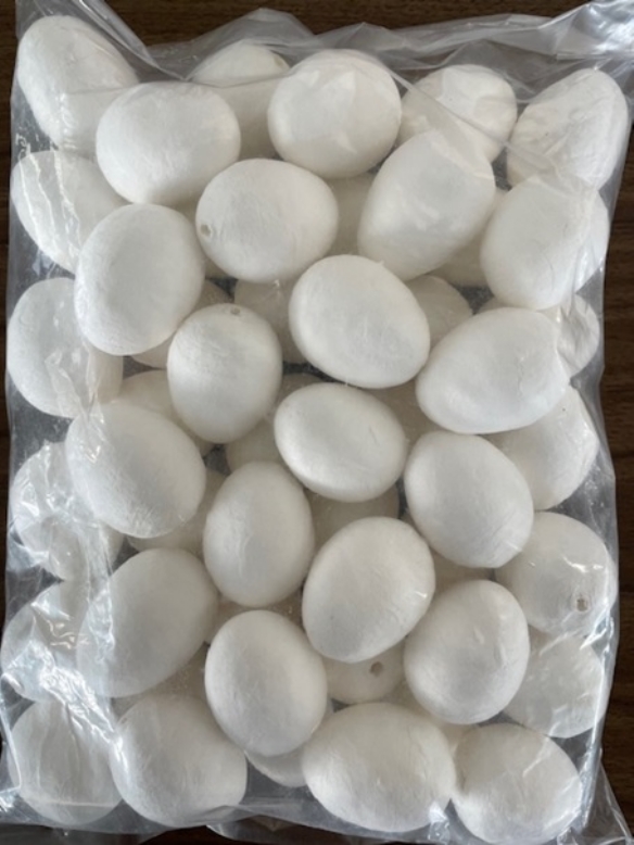 OUTLET Watten eieren, 25 x 35 mm, 50 stuks kopen?