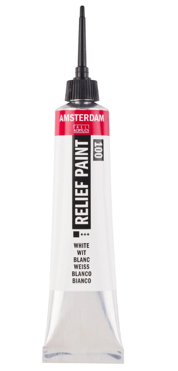 Amsterdam reliefpaint / contourpaint, 20 ml, wit kopen?