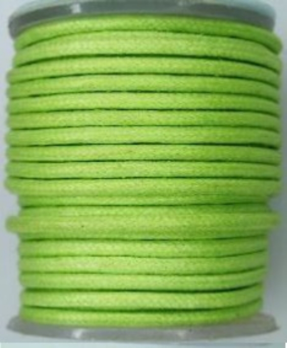 OUTLET Katoenen waskoord / waxkoord, 2mm, 10 meter, kiwi kopen?