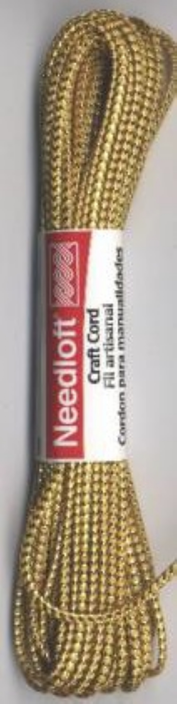 OUTLET Needloft nylongaren / nylontouw / metallic garen, 9,2 meter, goud kopen?