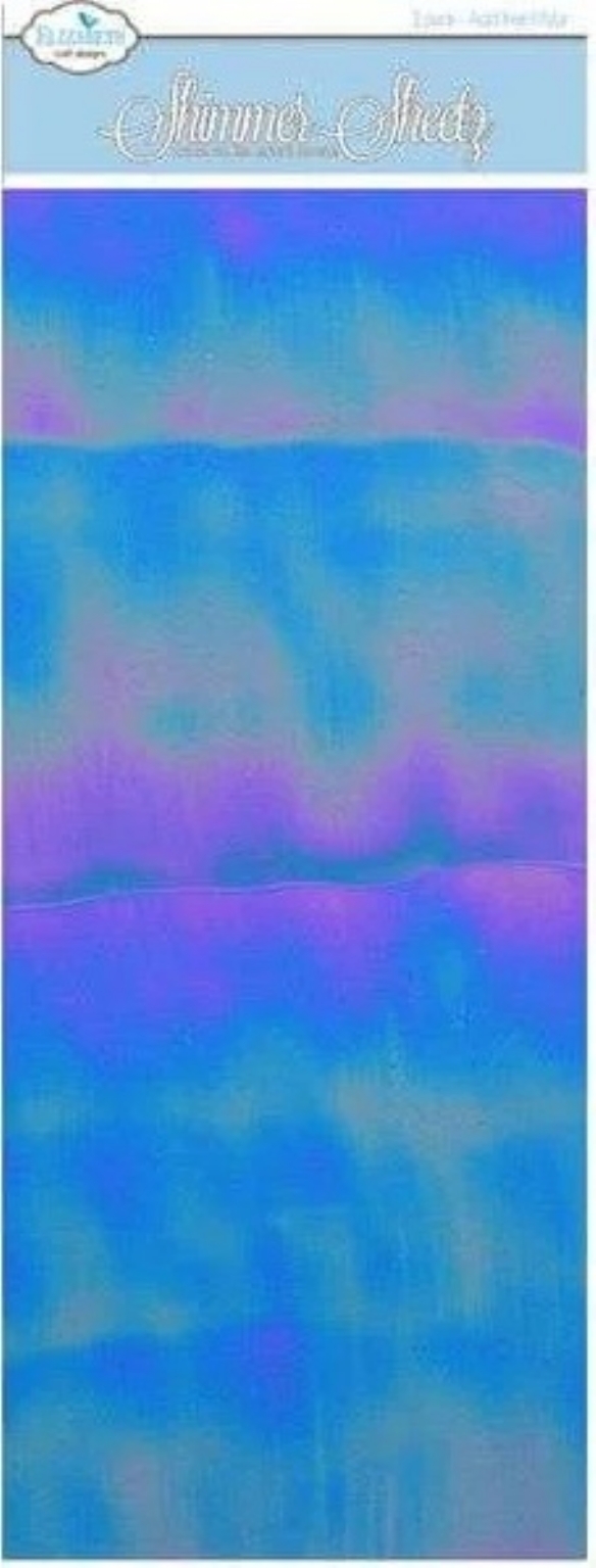 OUTLET Elizabeth - mylar shimmer sheetz folie, 12.5 x 30.5 cm, 3 vel, turquoise gemstone kopen?
