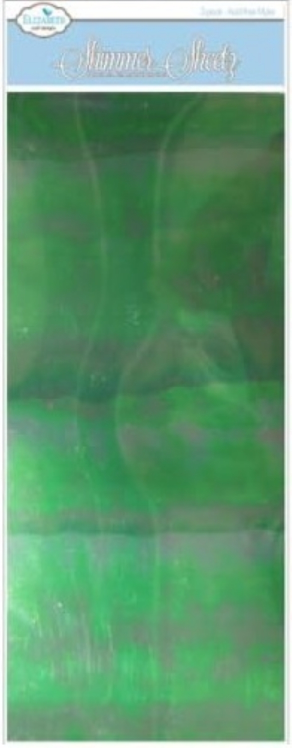 OUTLET Elizabeth - mylar shimmer sheetz folie, 12.5 x 30.5 cm, 3 vel, peridot gemstone kopen?
