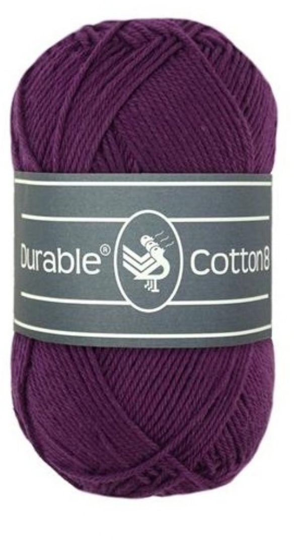Durable cotton 8, katoenen breigaren/haakgaren, 50 gram, 251 aubergine kopen?